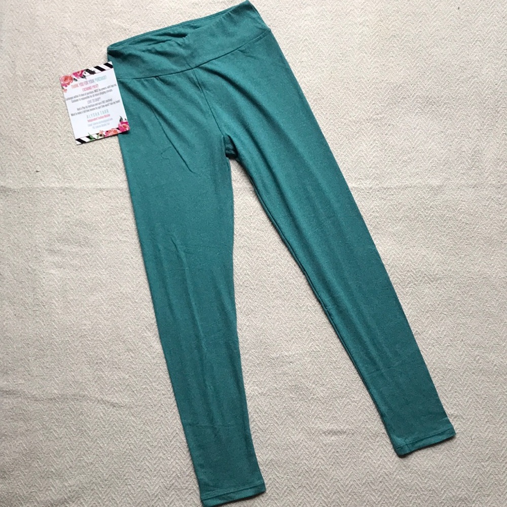 NWOT Teal Lularoe Leggings